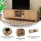Flash Furniture Hatfield TV Stand in Light Natural for 65+ Inch TV's w/Adjust Cnter Shelf and Dual Soft Close Doors EM-TV1801-LTNAT-GG - alternate 5
